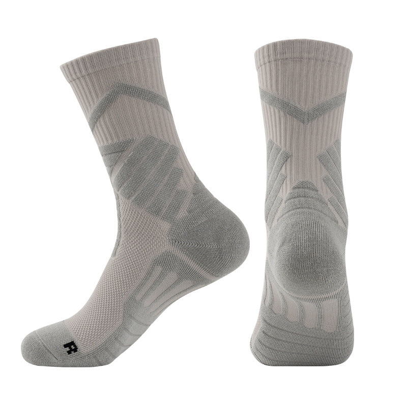 Men's Thick Shock Absorption Anti-skid Sports Socks