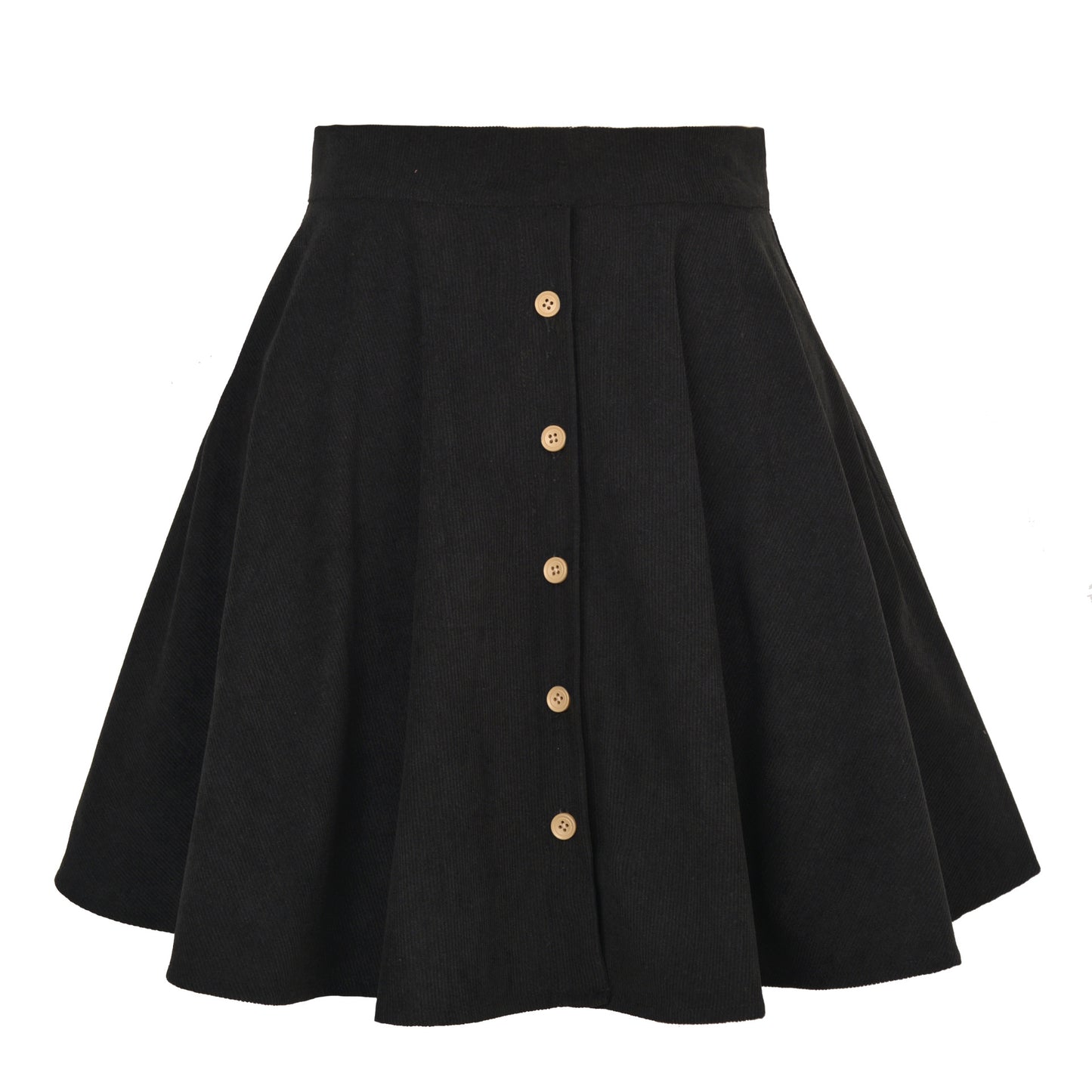 Women's Solid Color Corduroy Autumn And Winter Skirt