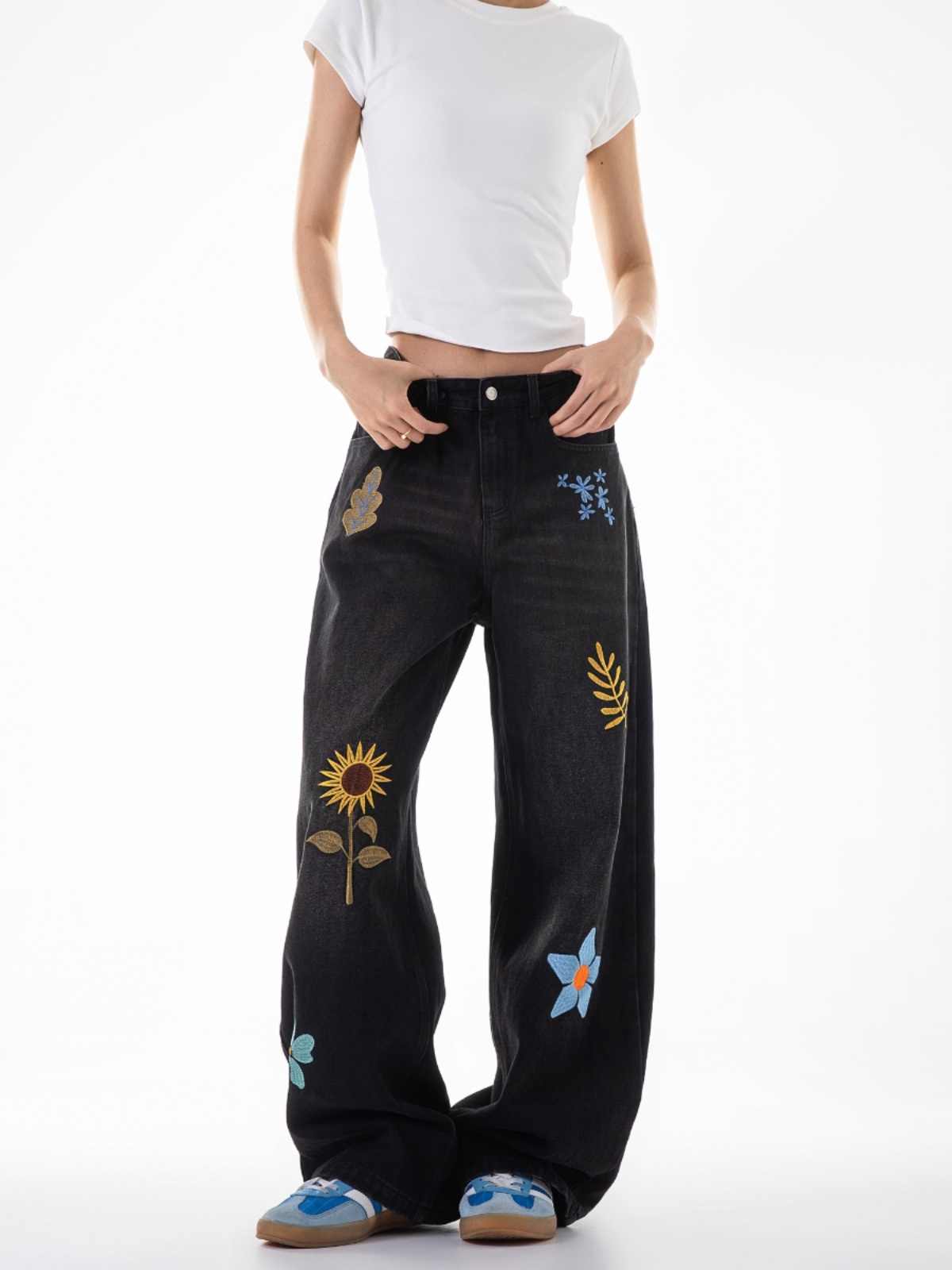 Spring New Casual Loose Wide-leg Pants