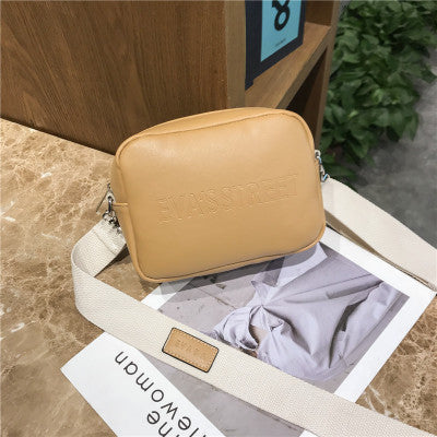 Wide Shoulder Strap Female Bag Harajuku Style Messenger Bag Simple