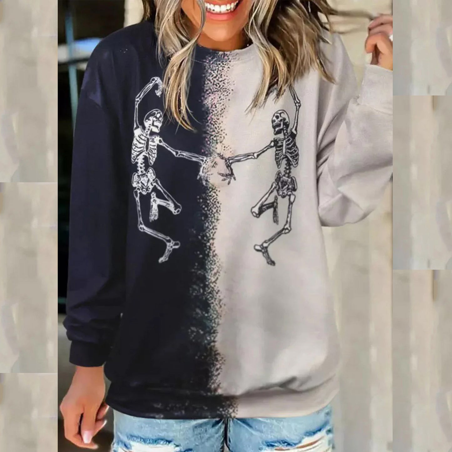Printed Sweater With Any Text