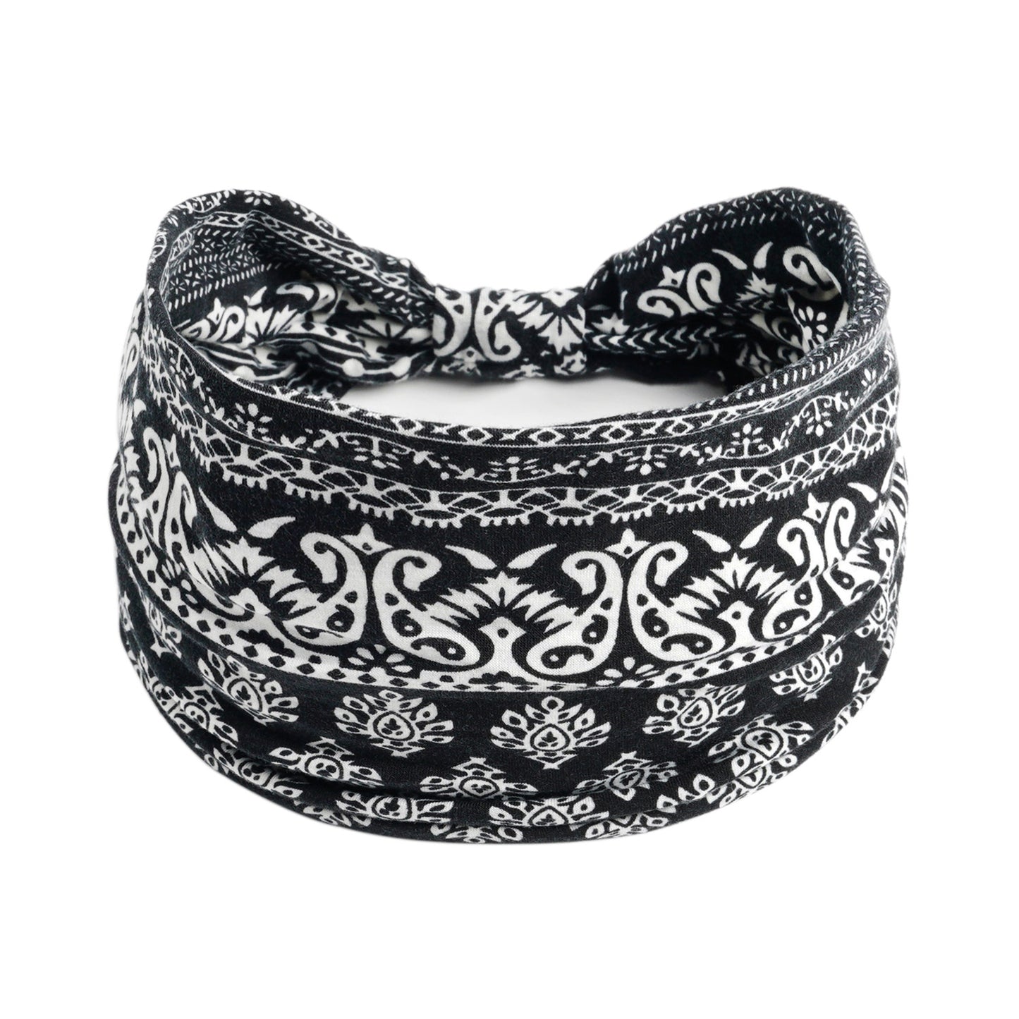 Bohemian Cashew Yoga Sports Headband Antiperspirant Absorbent Elastigirl