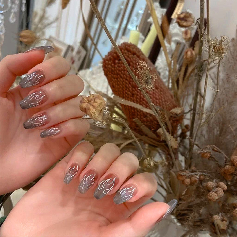 Removable Wear Nail Art Ballet A Fake Nail Patch