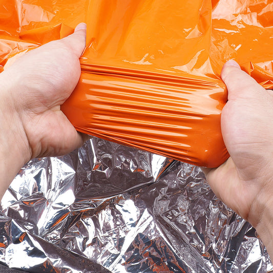 Outdoor Life-saving Emergency Emergency Insulation Blanket Orange Insulation Sleeping Bag Tent