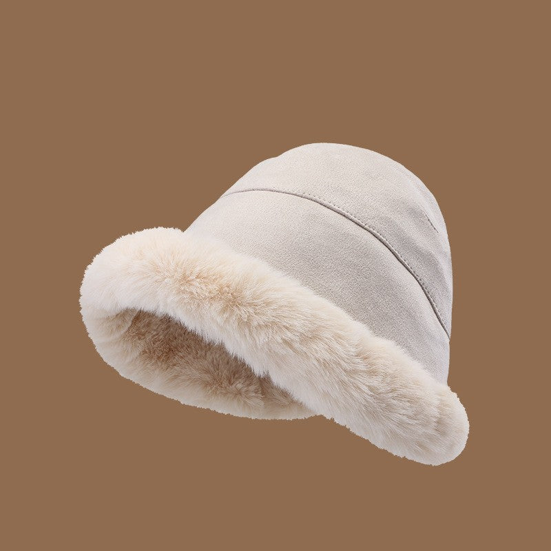 Plush Fisherman Hat For Warmth And Ear Protection In Winter
