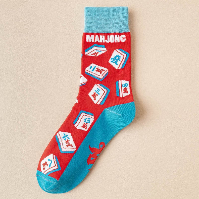 Cotton Socks Tiger Year Couple Female Long Socks
