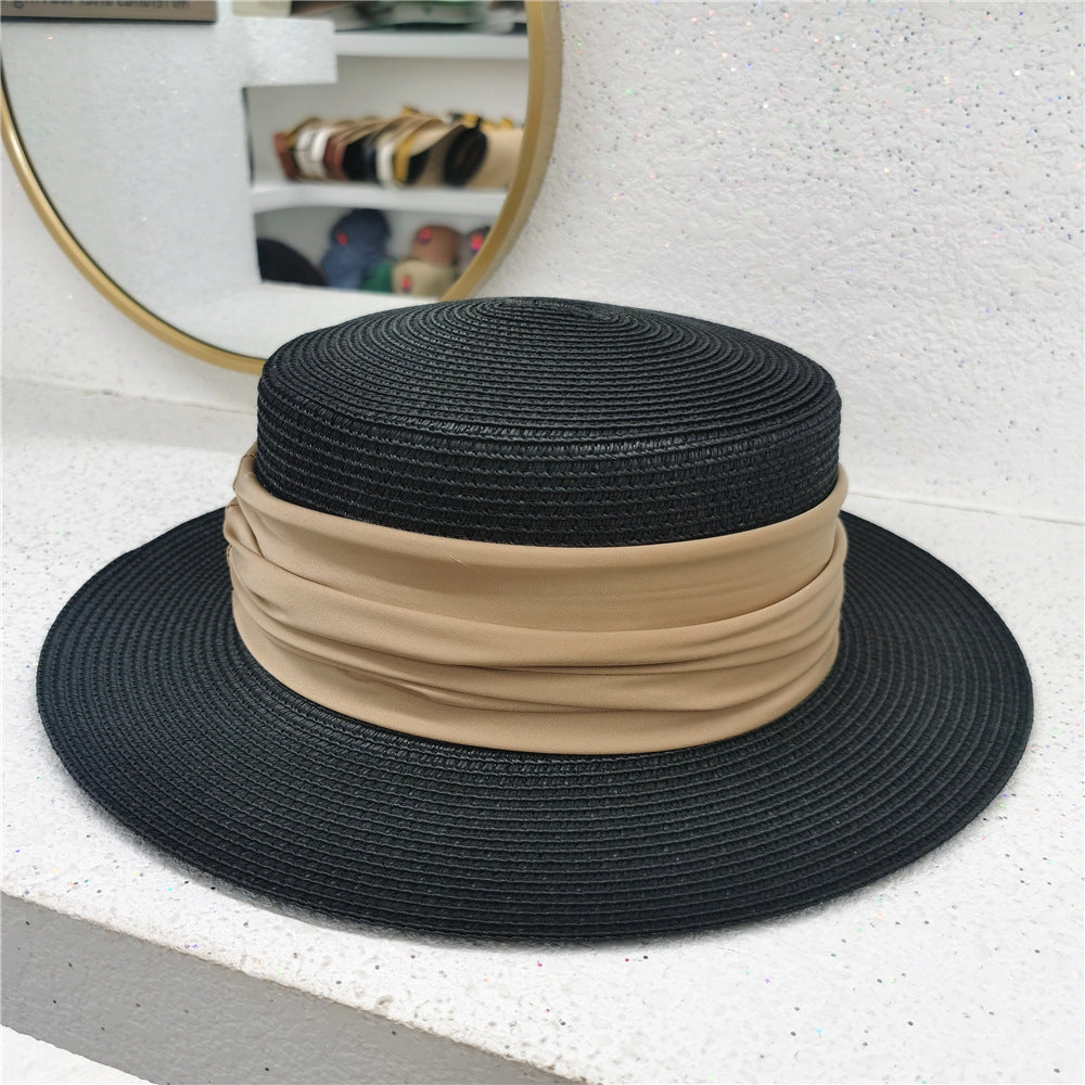 Summer Women's Simple Flat Top Holiday Visor Hat