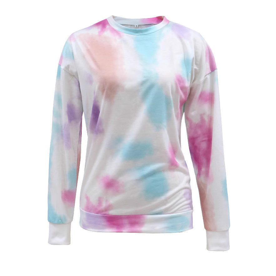 Women's Knitted Sweater Long Sleeve Tie