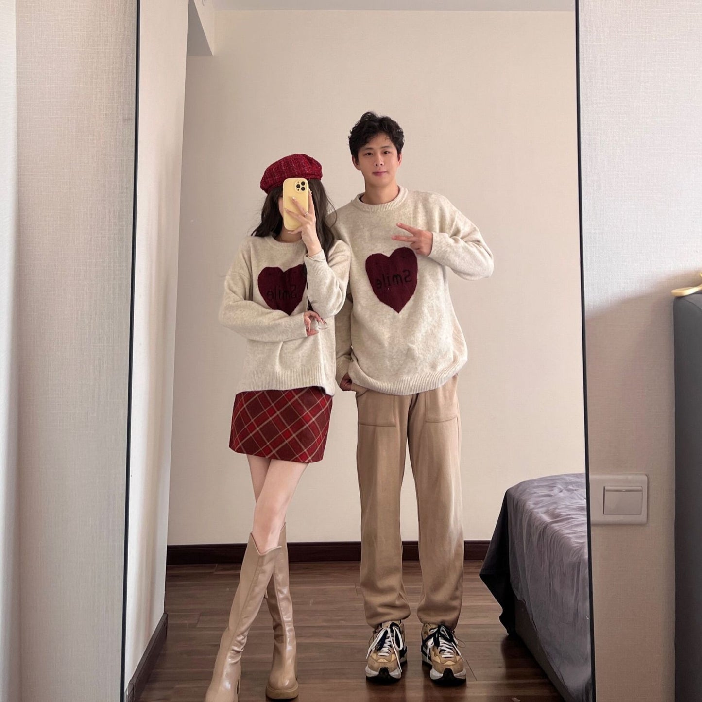 Christmas-themed Cozy Sweater Loose-fitting New-style Laid-back Knit Cardigan