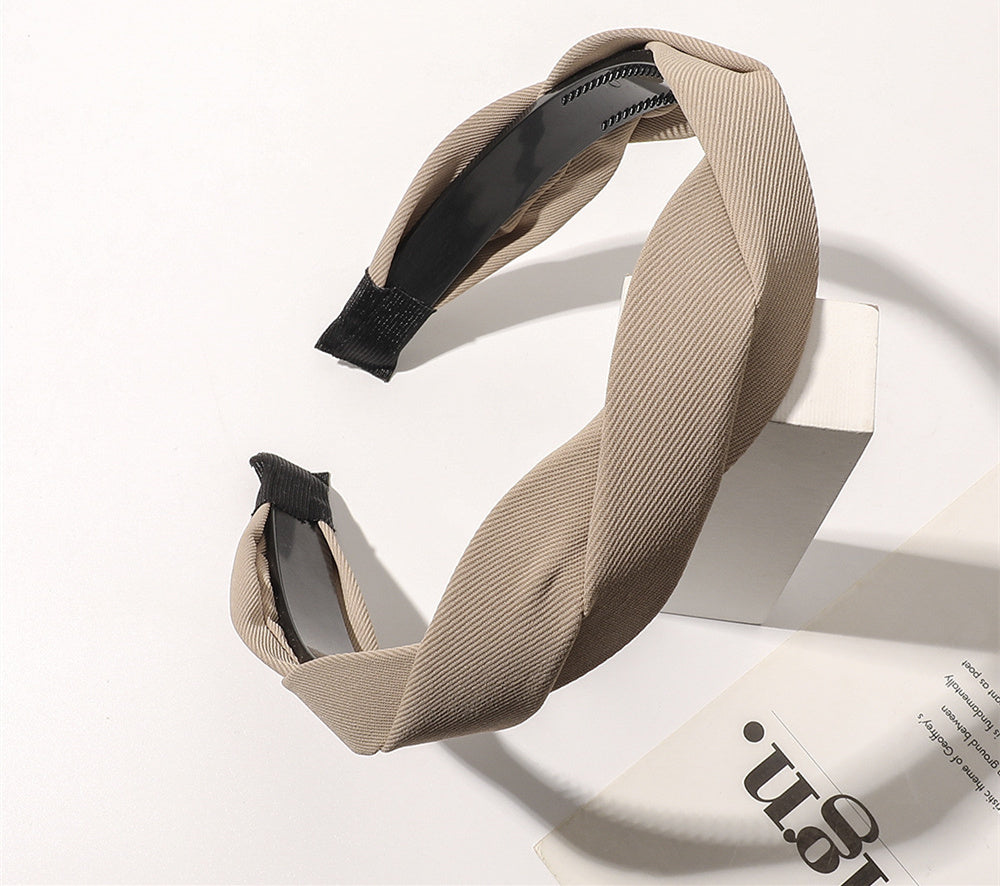Curry Cross Hair Band Fashionable And Versatile