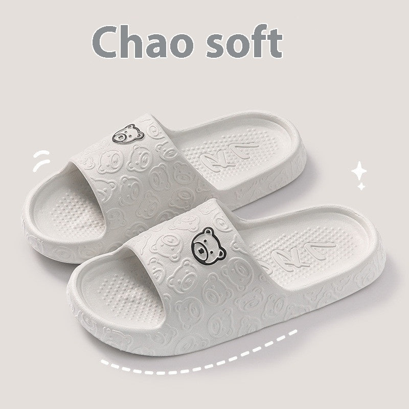 Non-slip Slippers Men's Interior Home Soft Bottom Couple Home Bathroom Deodorant