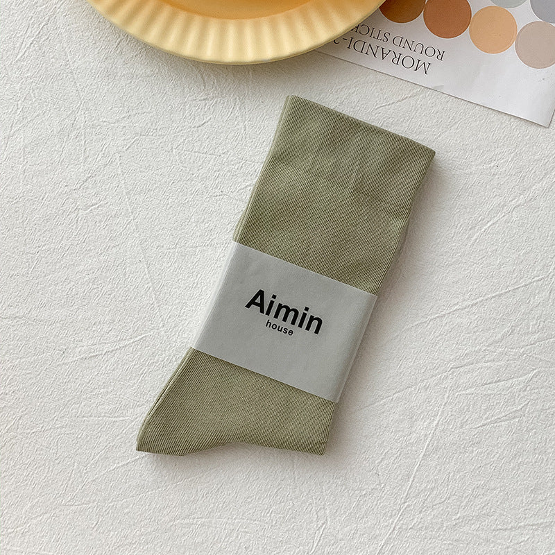 Korean Version Of Pure Cotton Ladies Socks