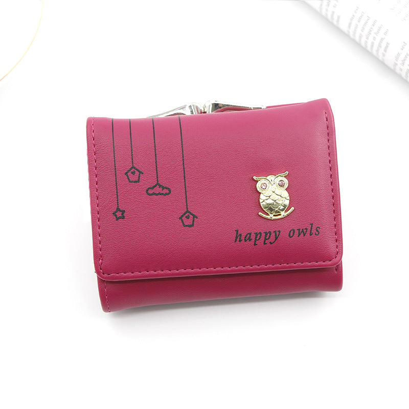 Korean Women's Leather Wallet Large Cash Photo Bits