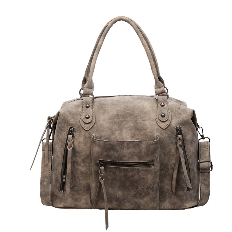 Retro Textured Women's Large-capacity Casual Fashion Messenger Bag