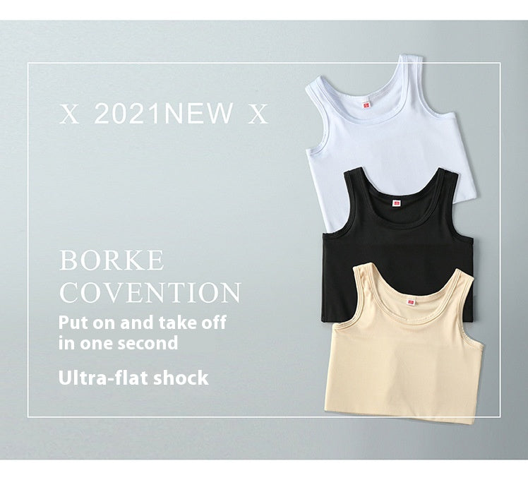 Plus Size Chest Cover Bandage Underwear Pullover Chest Closing