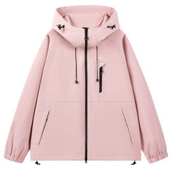 Men's New Casual Versatile Loose Sports Hooded Jacket