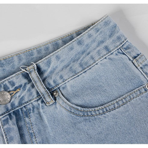 Ins Pendler Blå Bomuldsdenim Jeans til Kvinder