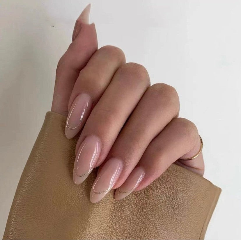 Almond French Finished Manicure