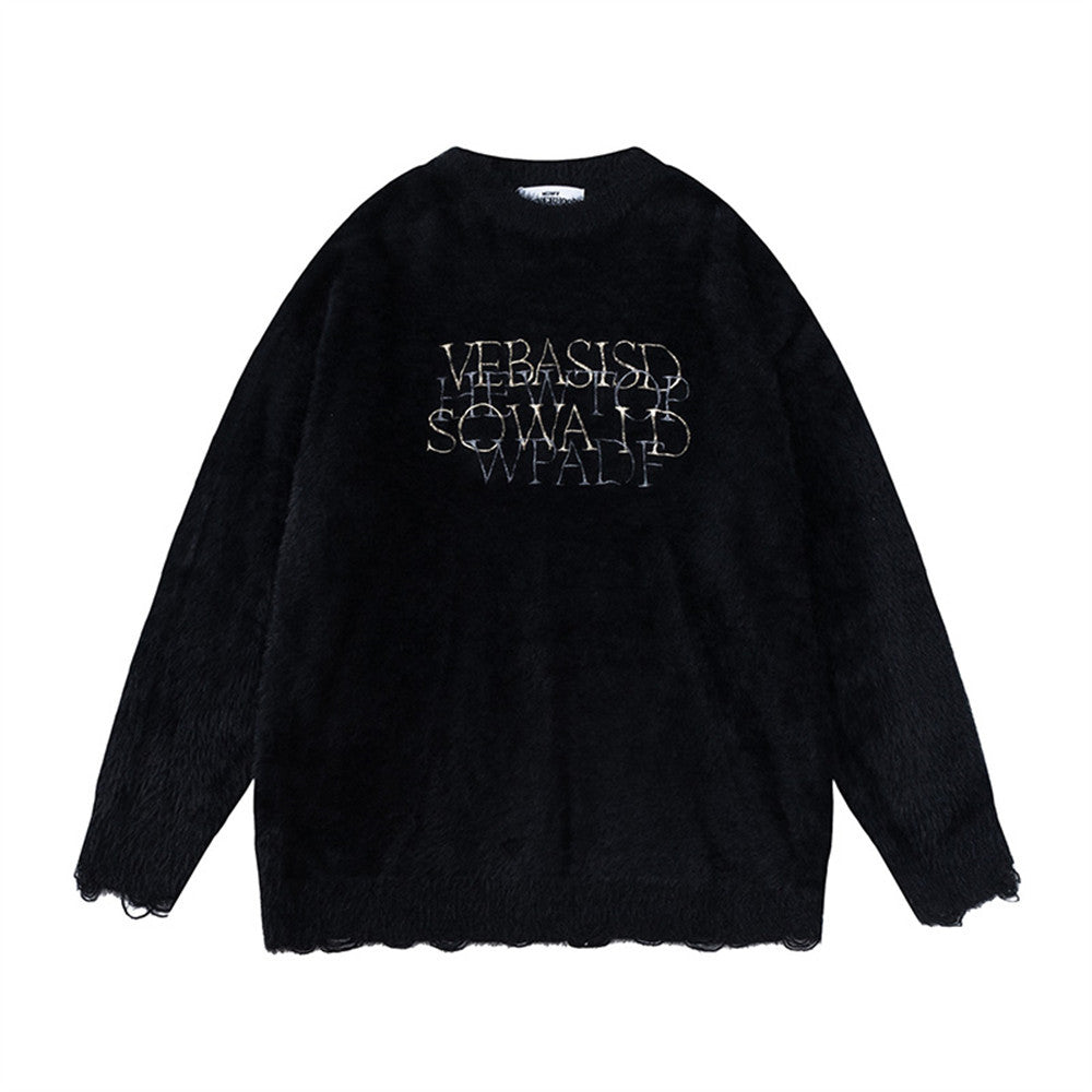 Men's Loose Casual Letter Embroidery