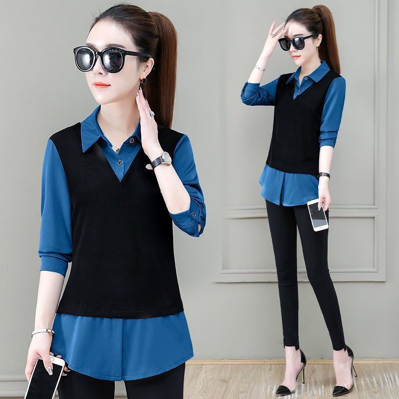 Falsk to-delt dameoverdel slankende slim fit