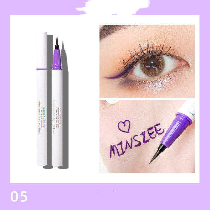 Eyeliner  Xizhi Color Non-smudge Extra Fine Red Waterproof Long-lasting Liquid Eyeliner Pen