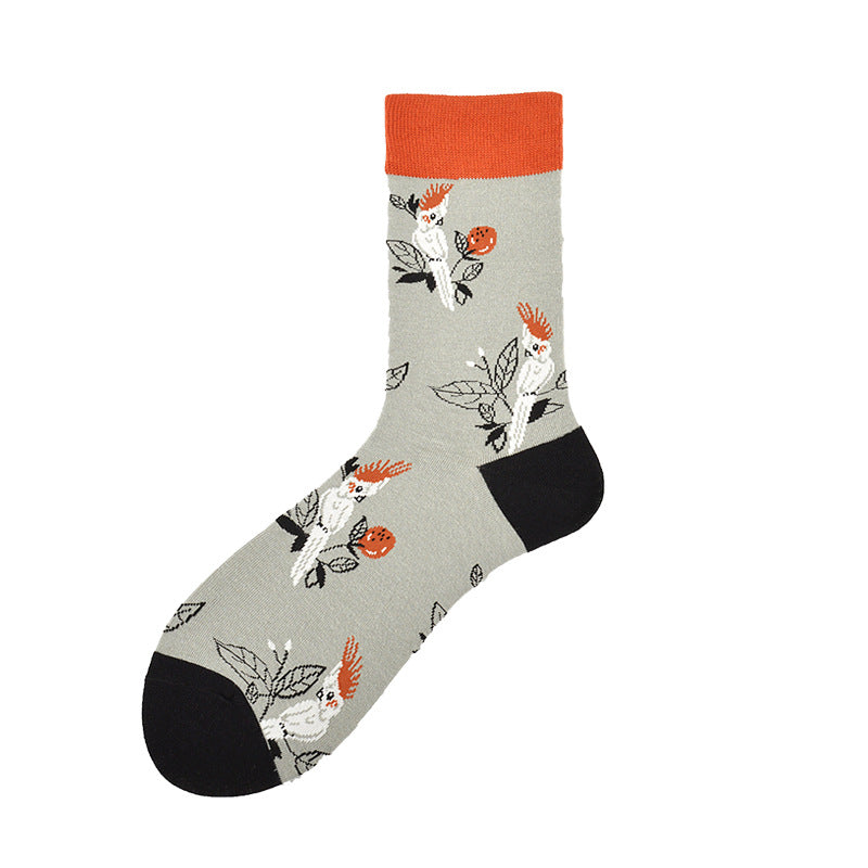 Creative Couple Cotton Mid-high Socks