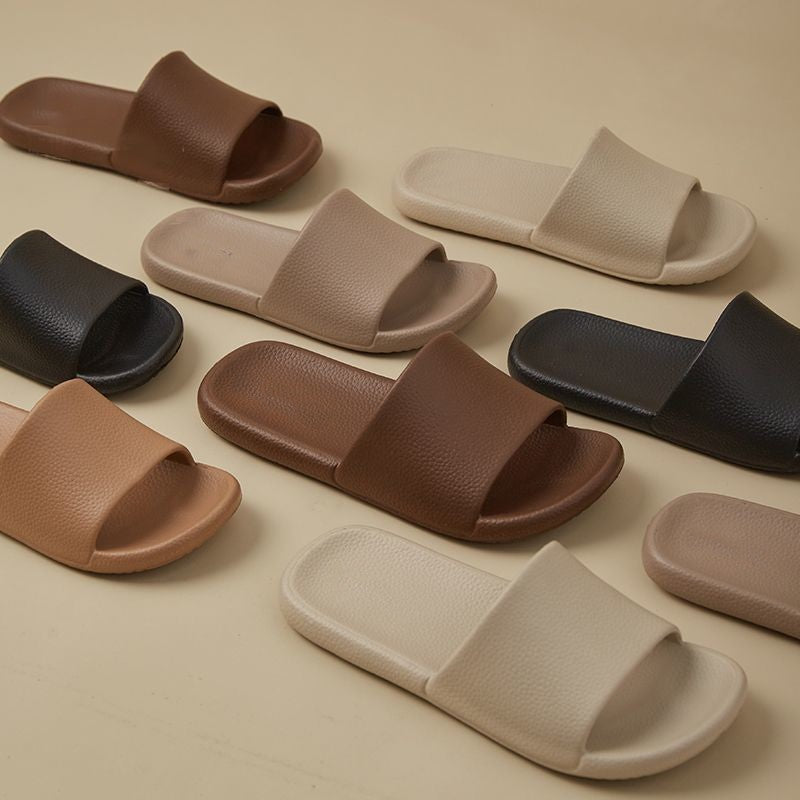 Summer High-grade Indoor Non-stinky Feet Couple Non-slip Bathroom Bath Home Slippers