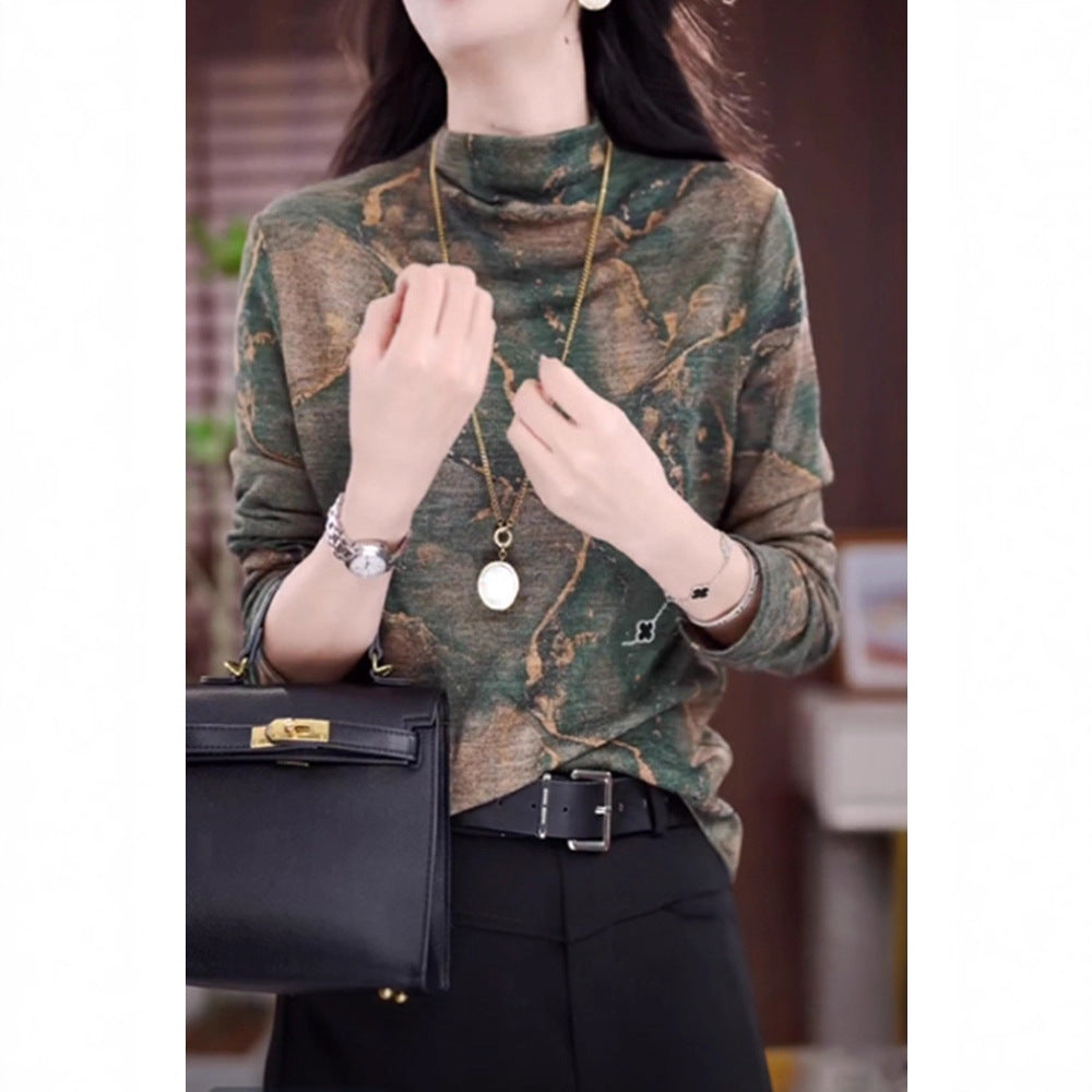 High-end Sophisticated Printed Blouseunique And Stylish Top