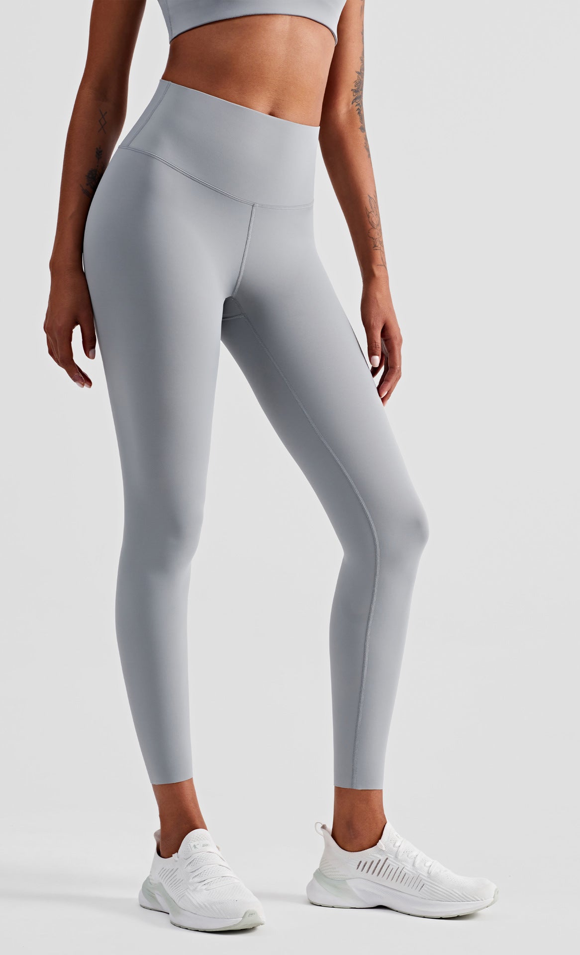 Nude letvægts åndbare tynde ferskenfarvede leggings