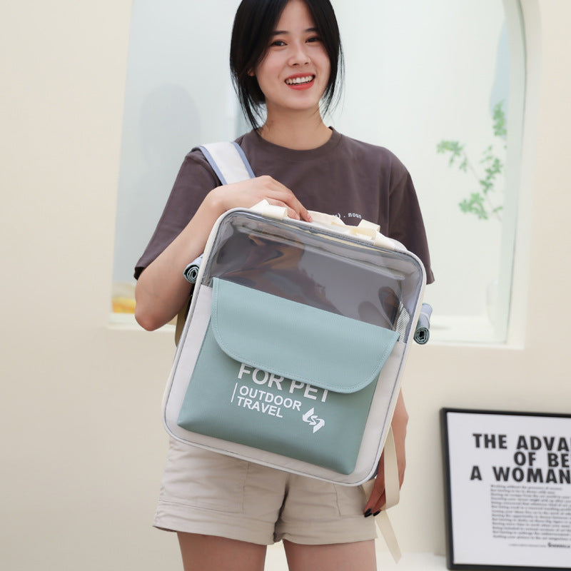 Cat Bag Portable Large Capacity Breathable Portable Backpack