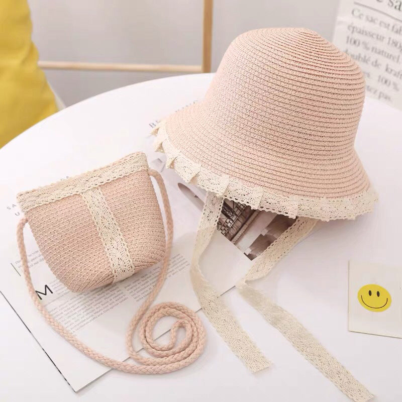 Women's Japanese Lace Fisherman Hat With Lace Straps