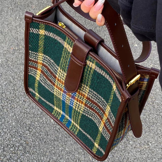 Women's Fashion Retro Affordable Luxury Messenger Bucket Shoulder Messenger Bag