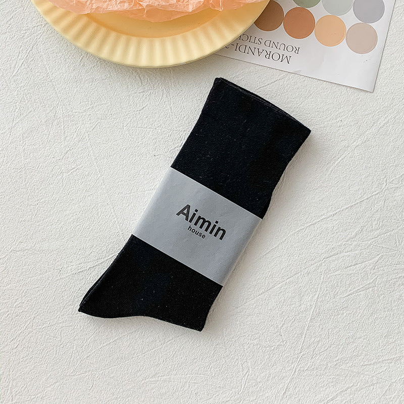 Korean Version Of Pure Cotton Ladies Socks