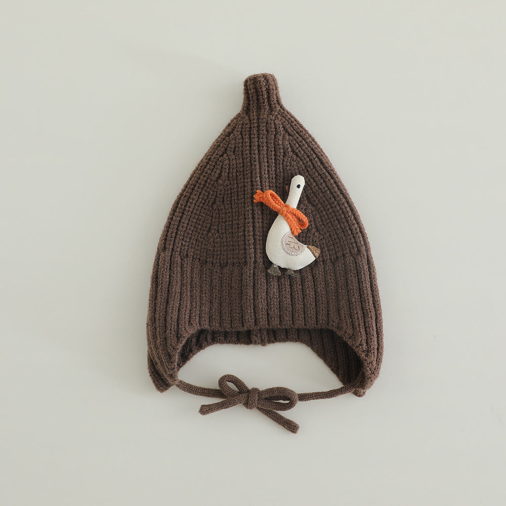 Autumn And Winter Thermal And Windproof Knitted Earlobe Hat