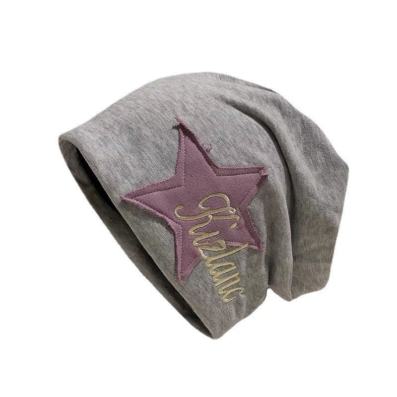 XINGX Patch Pile Heap Cap Letter Embroidery Toque