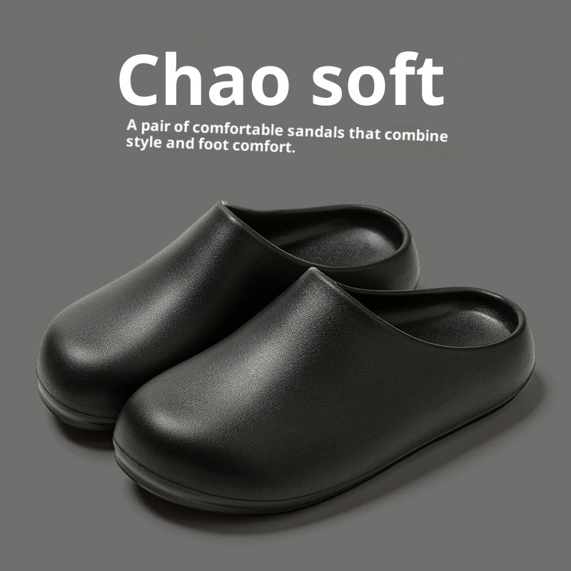 Womens EVA Slippers With A Non-slip Waterproof And Oil-resistant Outer Layer For Outdoor Wear