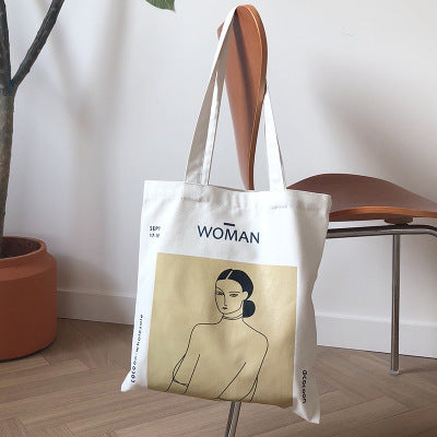 Simple wind letter shoulder bag