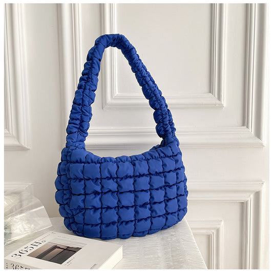 New Korean Ins Style Fashion Pleated Cloud Soft Bag