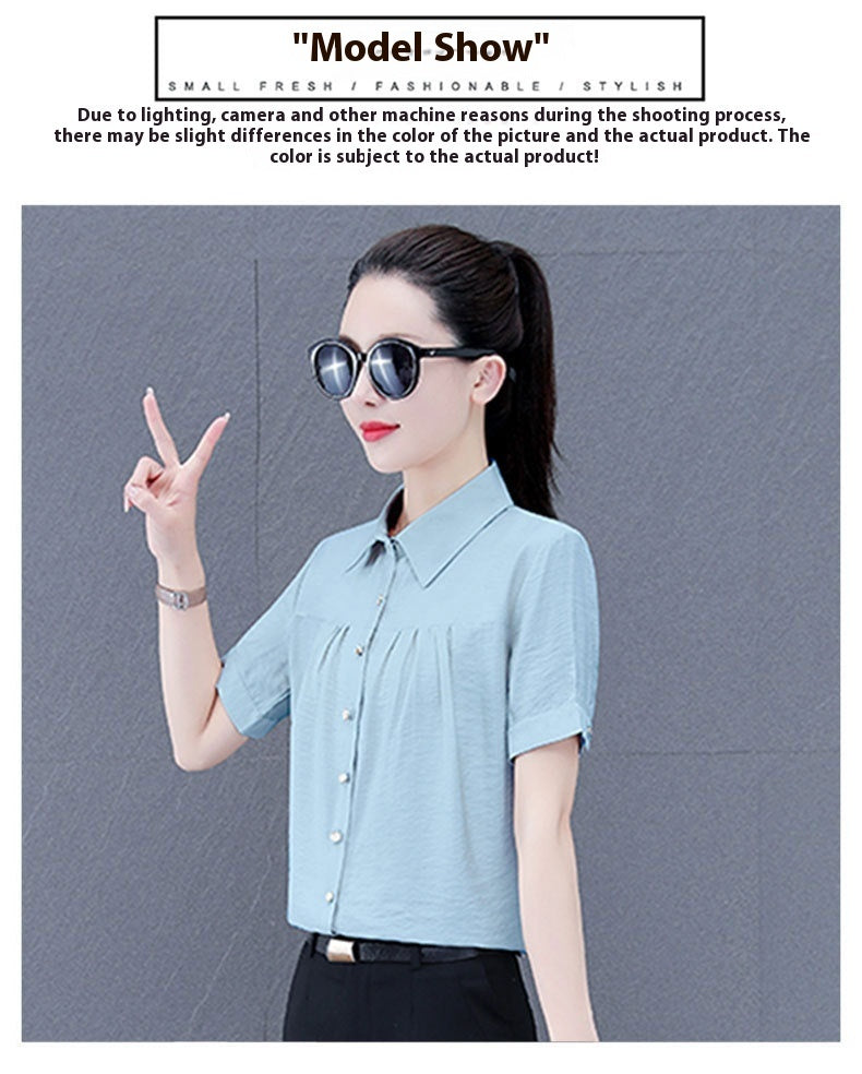 Casual Middle-aged Mom Long Sleeve Shirt