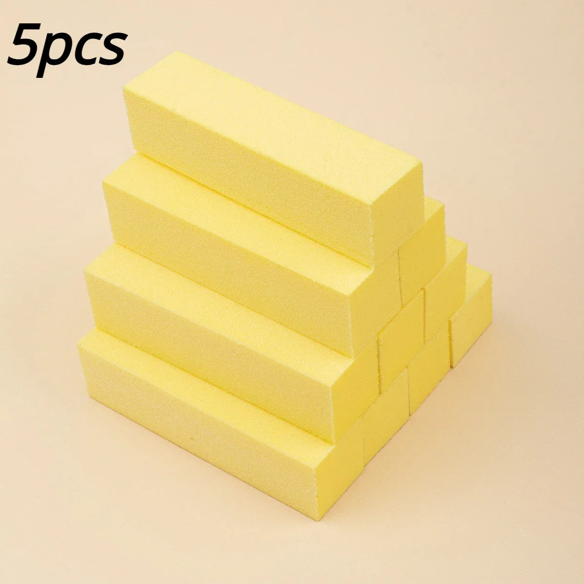 Nail White Tofu Block Color High Foaming Four Sides Grinding Block