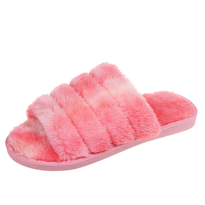 Nye fluffy hjemmesko til kvinder til efterår og vinter