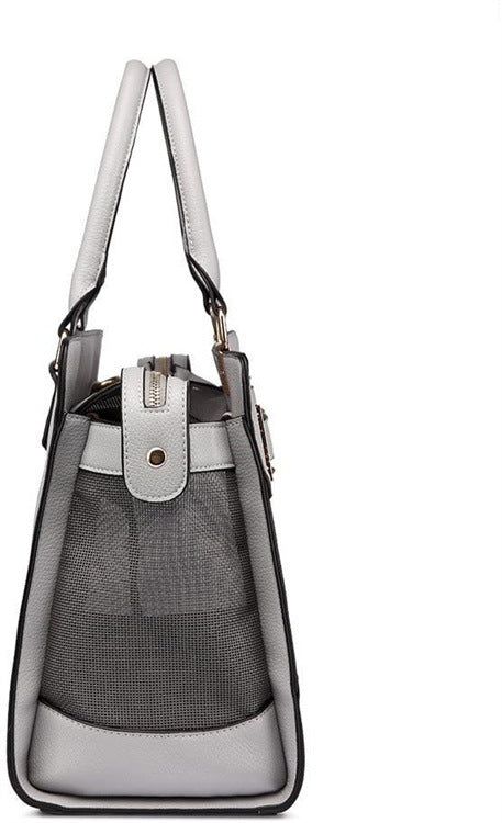 PU Portable Fashion Dog Bag Breathable Mesh