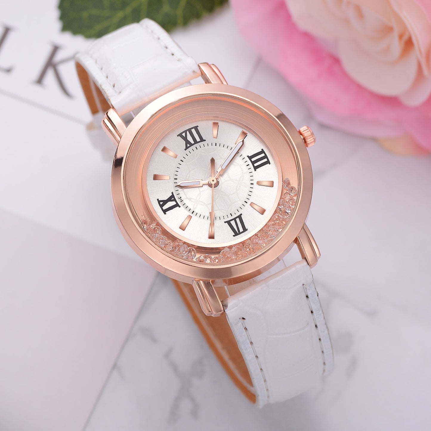 Women's Rhinestone Ball Watch