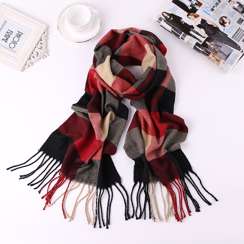 Men's European and American British style fashion bib scarf