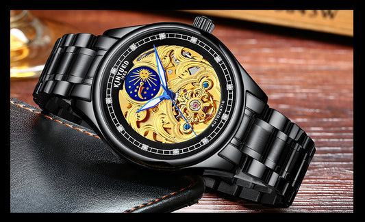 KINYUED Hollow Automatic Mechanical Watch