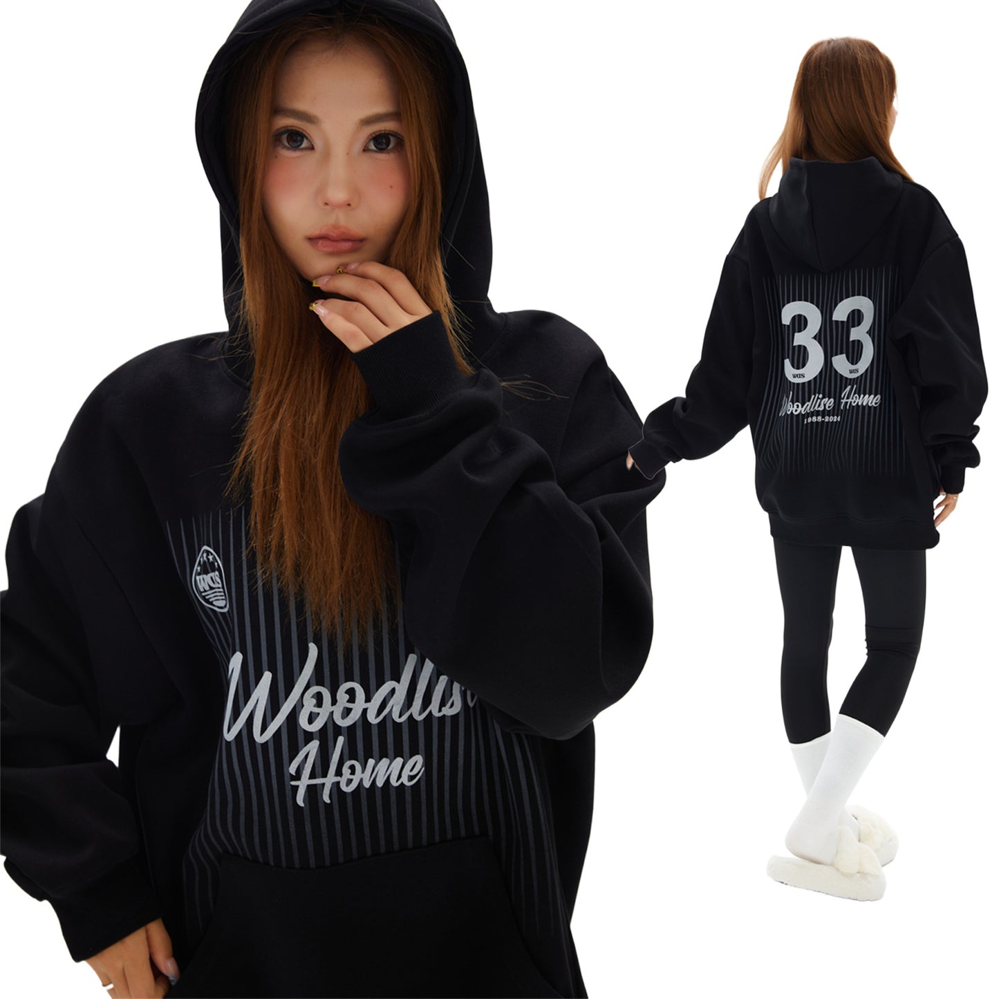 Women's Fashion Loose Cool Hooded Sweater