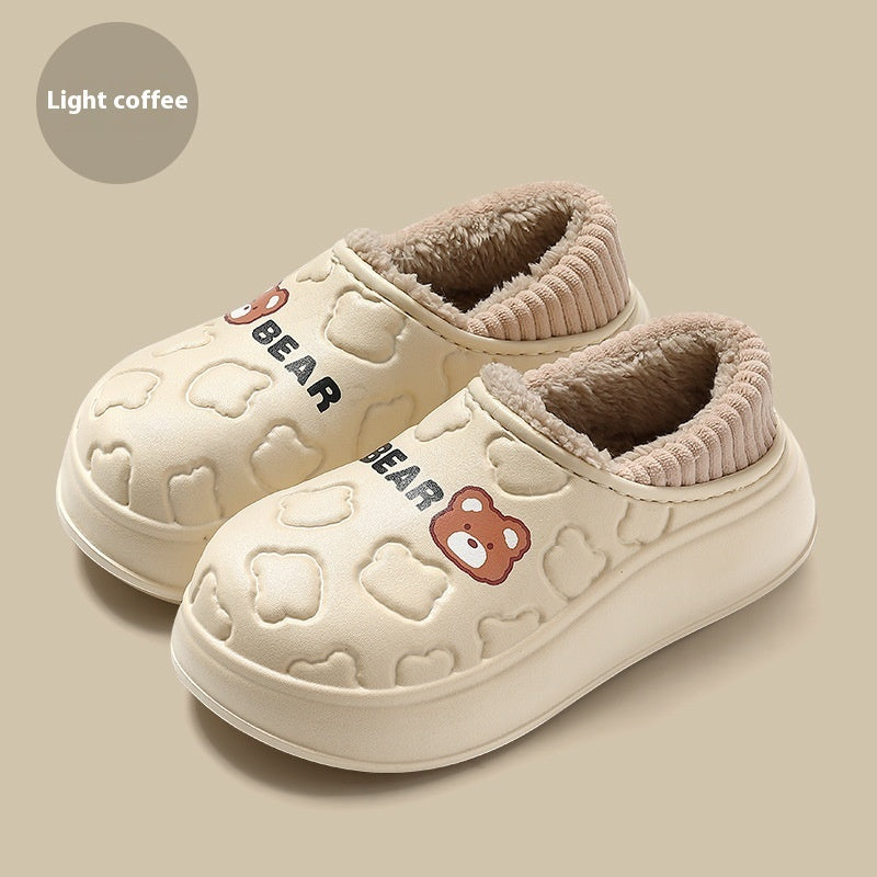 Eva Waterproof Cotton Slippers Women's Winter