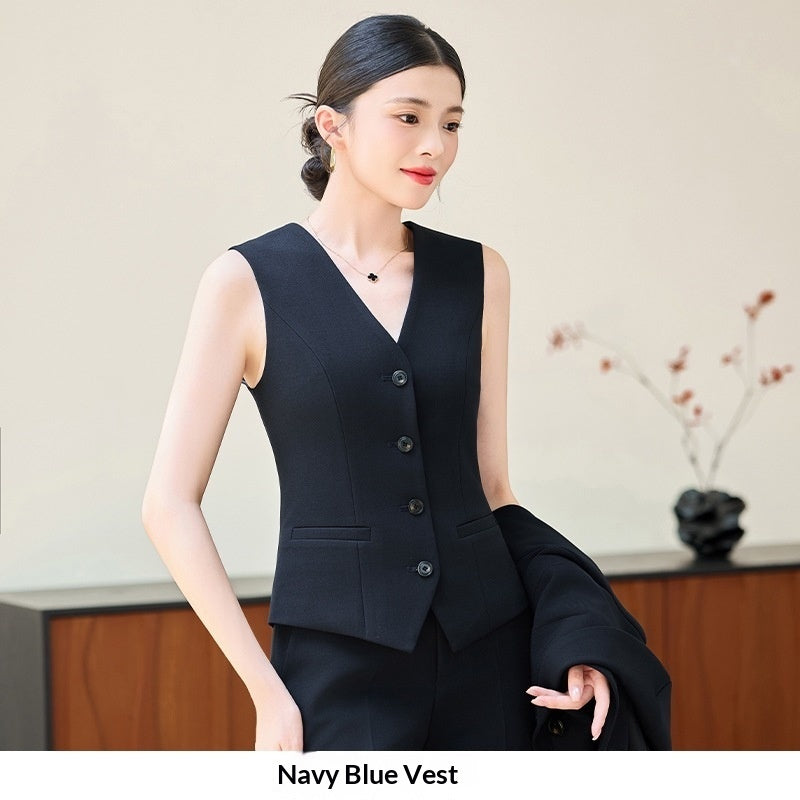 New Stylish Office Suit Waistcoat Three Piece Set