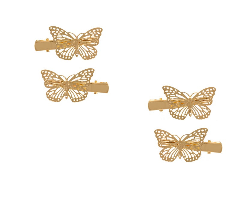 Creative new butterfly paired hairpin three-dimensional