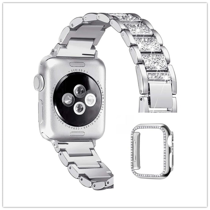 Applicable to  smart watch band with diamond